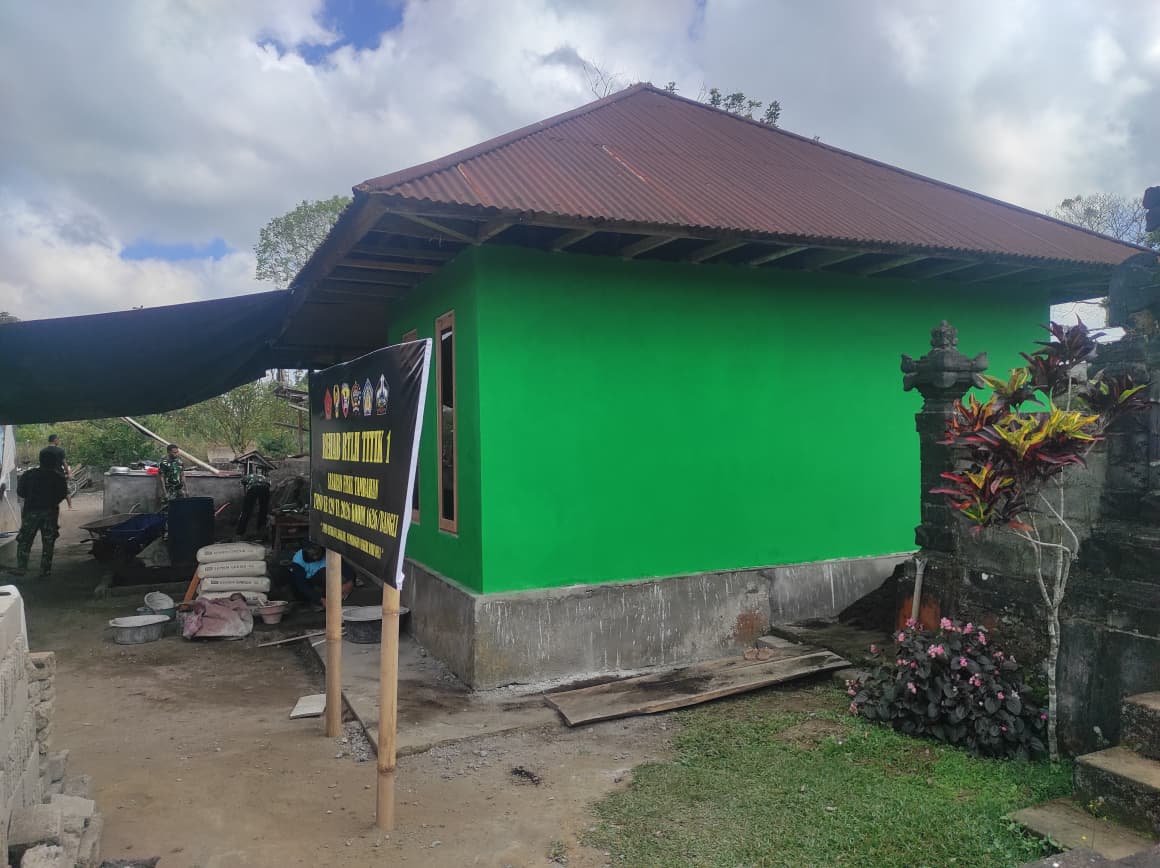 Program TMMD Dorong Perbaikan RTLH di Bangli