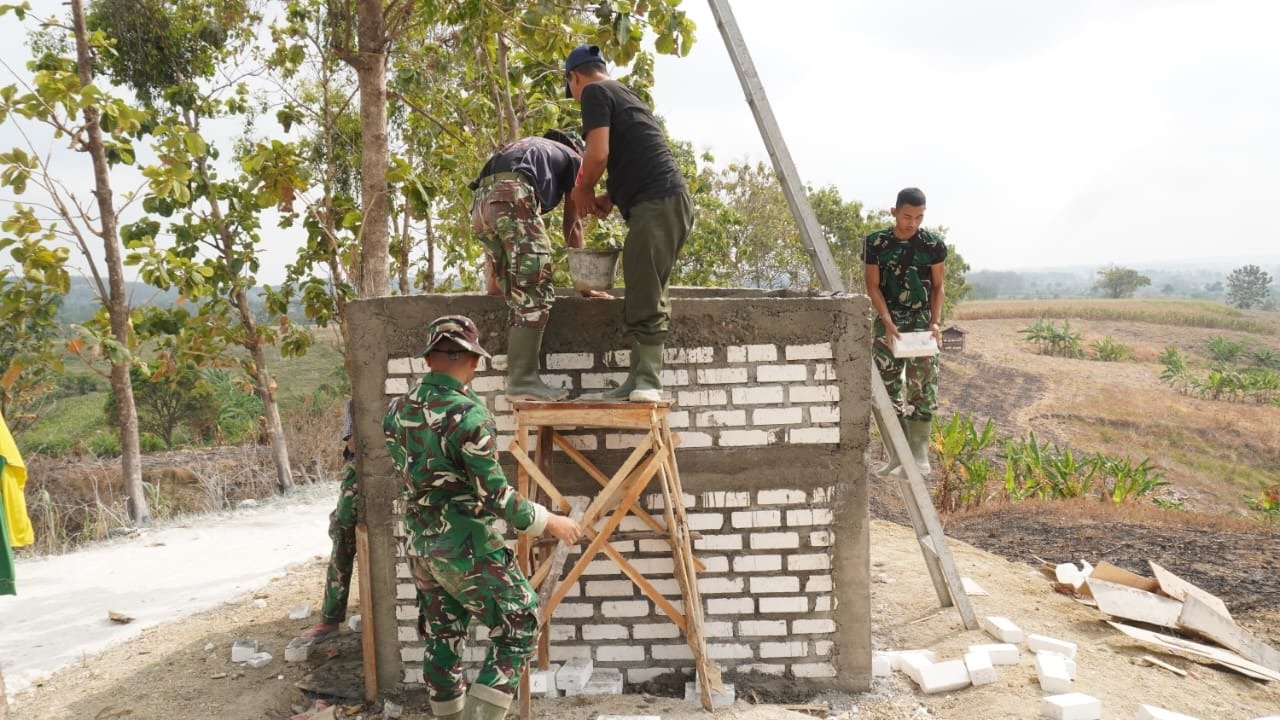 Proyek Tandon Air TMMD ke-129: Memastikan Akses Air Bersih untuk Warga Desa Tlemang