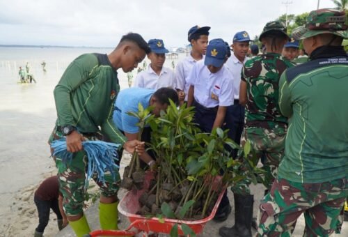 Inisiatif Bersama untuk Lingkungan oleh Satgas TMMD Ke-129 Kodim 1311/Morowali