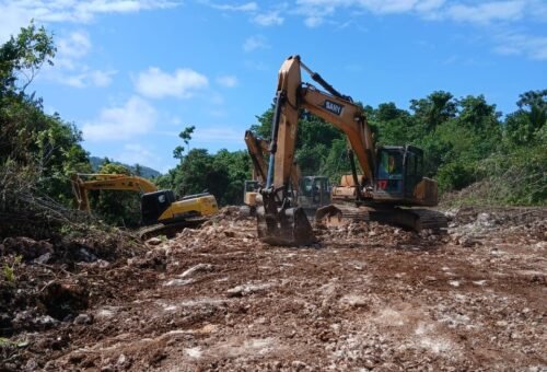 Pembangunan Jalan TMMD Ke-129 Dikebut di Kepulauan Umbele