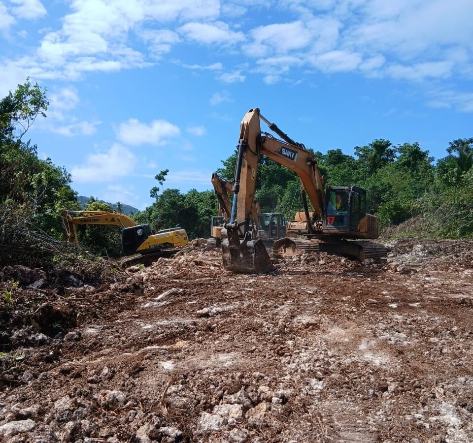 Pembangunan Jalan TMMD Ke-129 Dikebut di Kepulauan Umbele