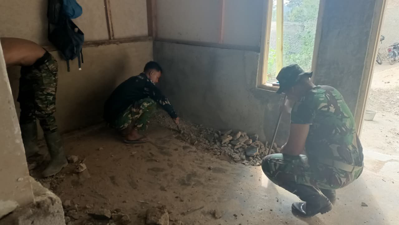 Progres Pembangunan RTLH Bapak Sudirin yang Semakin Nyata