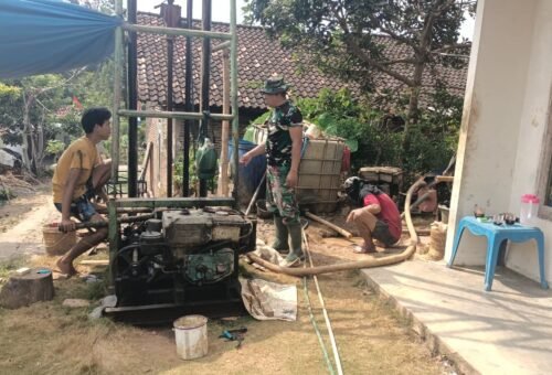 Upaya Satgas TMMD Menciptakan Sumber Air Bersih Lewat Pembangunan Sumur Bor