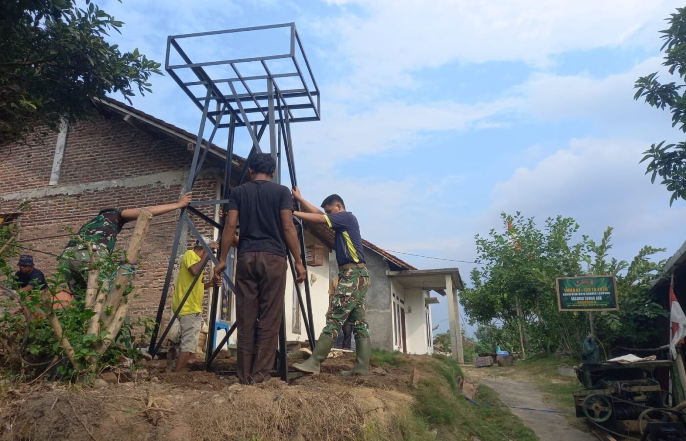 Pembangunan Sumur Bor TMMD, Harapan Baru Warga Pinang Jaya