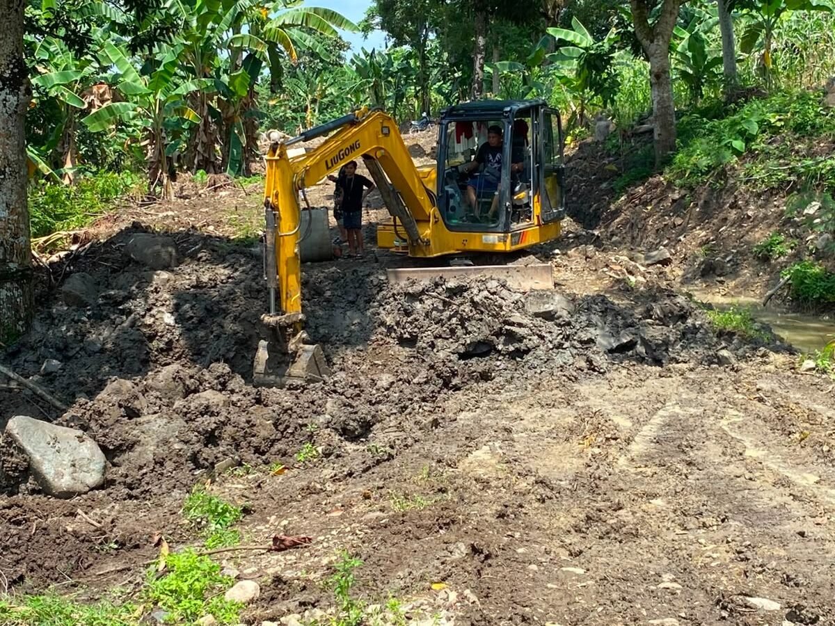 Persiapan Penutupan TMMD Ke-129, Proyek Jalan Tani di Desa Liang Bunyu Hampir Rampung