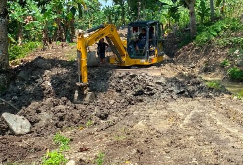 Persiapan Penutupan TMMD Ke-129, Proyek Jalan Tani di Desa Liang Bunyu Hampir Rampung