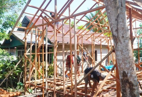 Pembangunan RTLH Sasaran 4 Melangkah ke Tahap Penting