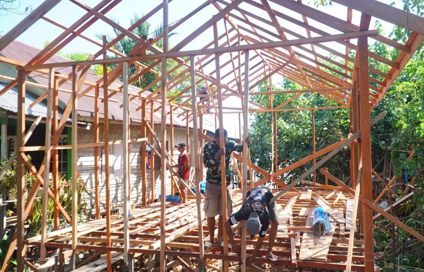 TMMD Reguler Ke-129 Mewujudkan Rumah yang Layak Huni untuk Warga