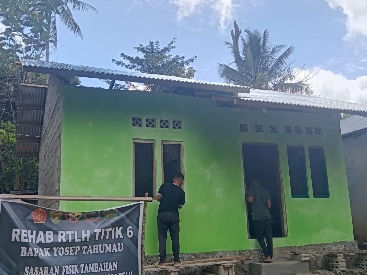 Transformasi Mengejutkan Rumah Bapak Yosep Tahu Mau dalam Program TMMD