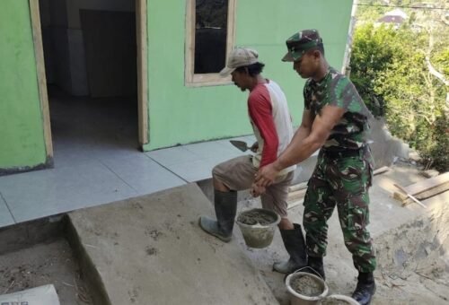 Program TMMD Ke-129 Kodim 0410/KBL Hadirkan Pembangunan Berkelanjutan di Pinang Jaya