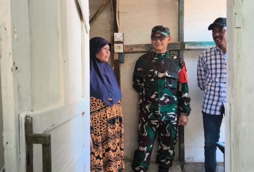 Kunjungan Danrem 063/Sunan Gunung Jati dalam Tinjauan TMMD ke-129 di Cirebon