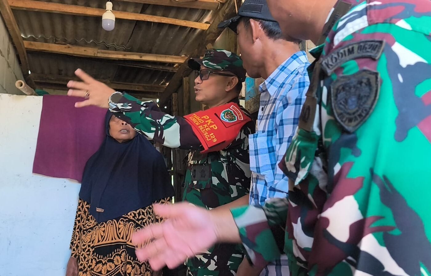 Danrem 063/Sunan Gunung Jati Tinjau TMMD ke-129 Kodim 0620/Kab. Cirebon
