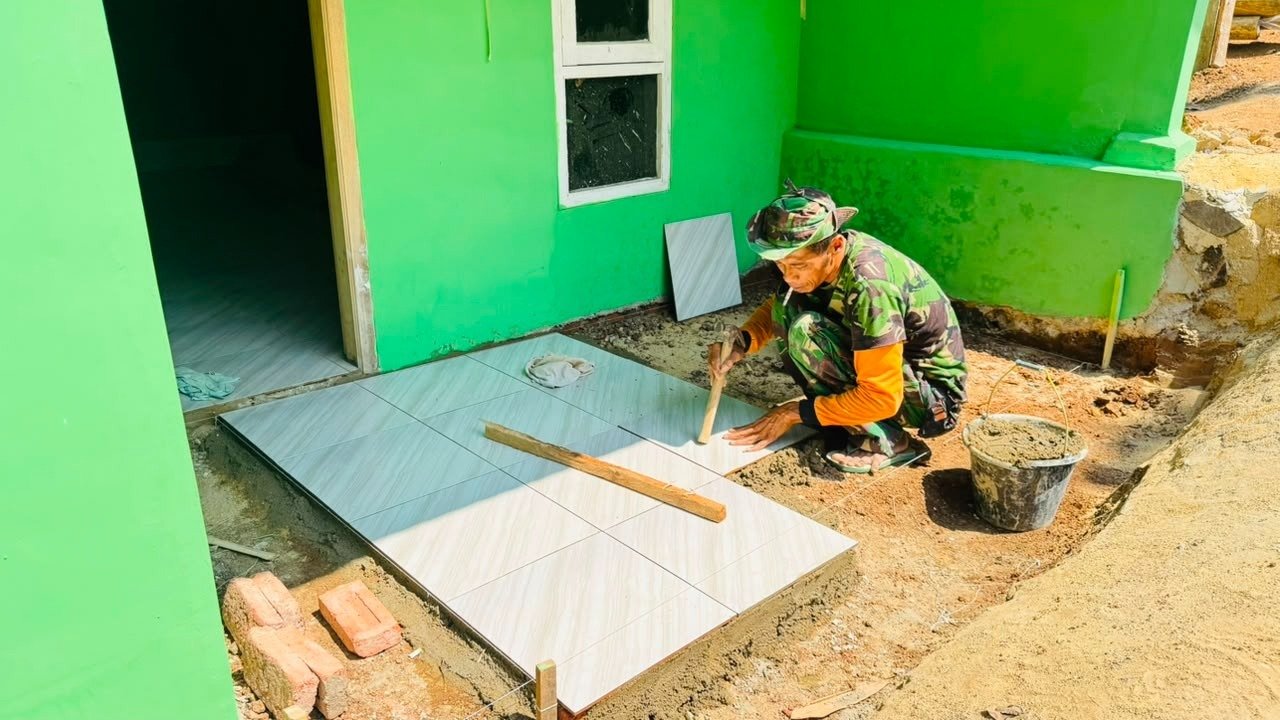 Progres Pembangunan RTLH Siswanto Menuju Penyelesaian