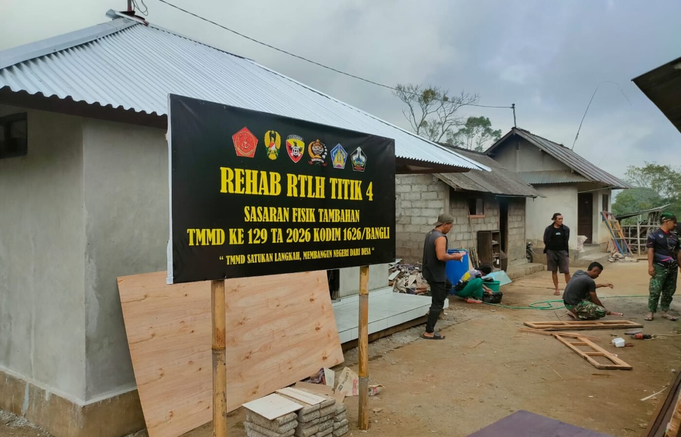 Penyelesaian RTLH Ni Nengah Madri Ditetapkan dengan Cermat untuk Hasil Maksimal
