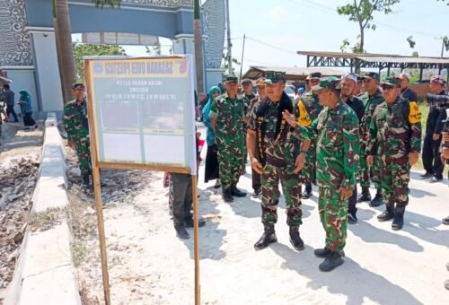 Apresiasi Sinergi TNI dan Masyarakat di TMMD 129 Kodim 0812/Lamongan
