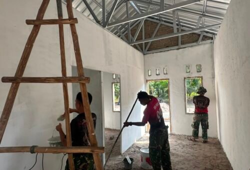 Transformasi Rumah Tak Layak Huni di TMMD ke-129 Kodim 0413/Bangka