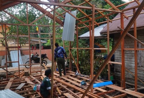 Kolaborasi TNI dan Masyarakat Dalam Proyek TMMD Perkuat Pembangunan RTLH