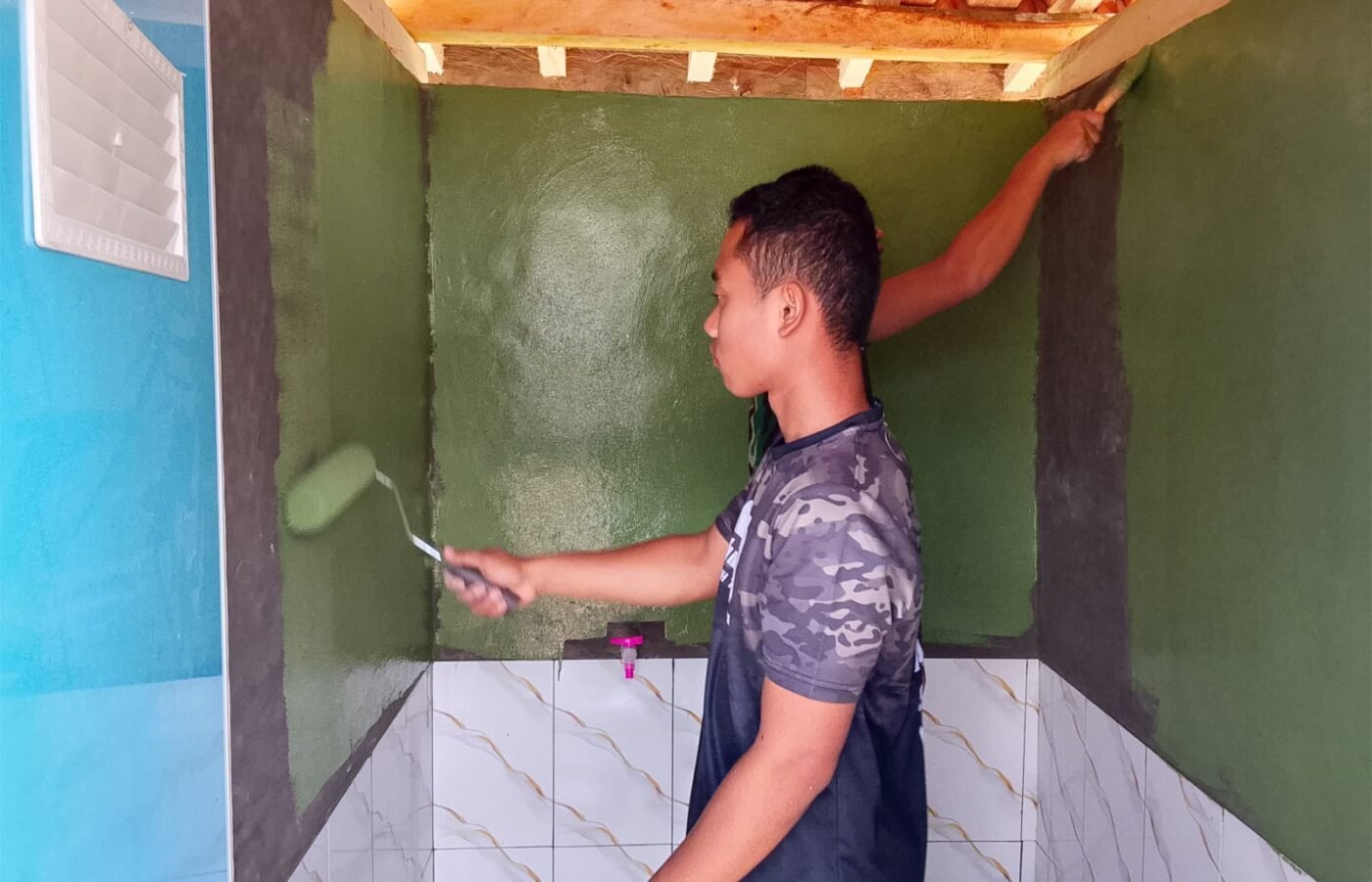 Revitalisasi MCK 03 TMMD Ke-129 Bawa Suasana Sanitasi yang Lebih Menarik dan Sehat