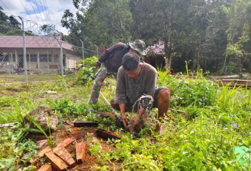 TNI Percepat Proses Perbaikan Jaringan Air Bersih, Warga Kampung Sesor Segera Nikmati Manfaatnya