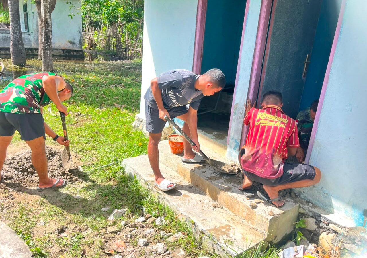 Inisiatif TNI AD: Renovasi MCK untuk Peningkatan Kualitas Sanitasi di Kantor Desa