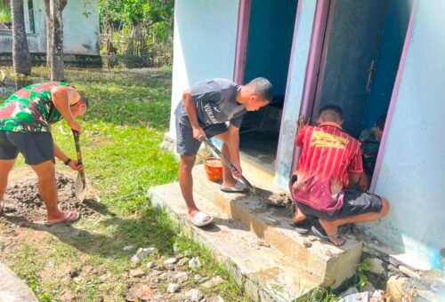 Inisiatif TNI AD: Renovasi MCK untuk Peningkatan Kualitas Sanitasi di Kantor Desa