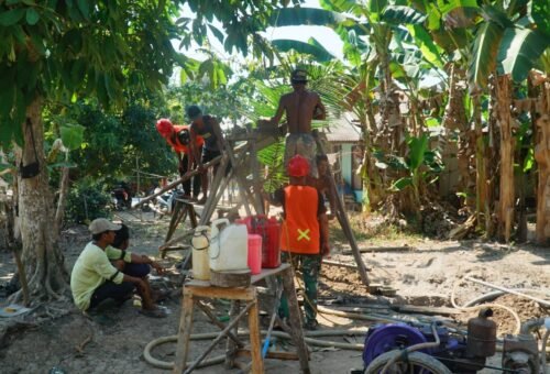 Pengerjaan Sumur Bor Sasaran 2 Dikebut oleh Satgas TMMD Ke-129 untuk Air Bersih