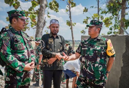 Evaluasi Pembangunan Tandon Air dalam TMMD ke-129 oleh Tim Wasef
