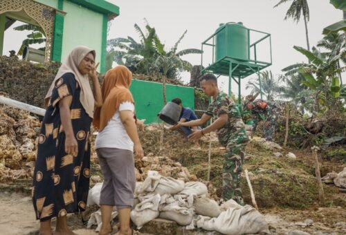 Keterlibatan TMMD Ke-129 Kodim 1311/Morowali Perkuat Hubungan dengan Warga