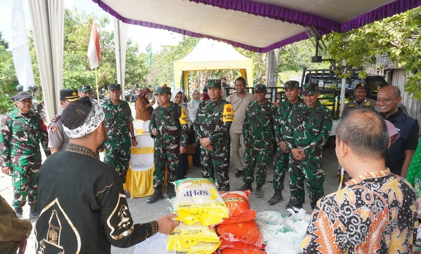 Dukung Ekonomi Desa, TMMD 129 Adakan Pasar Murah di Tlemang