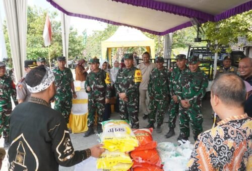 Dukung Ekonomi Desa, TMMD 129 Adakan Pasar Murah di Tlemang