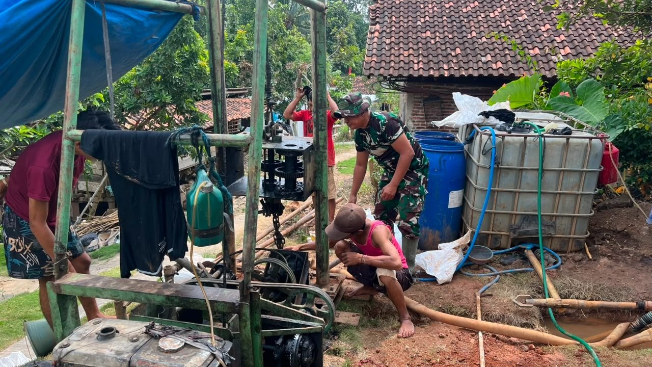 Pembangunan Sumur Bor TMMD: Solusi untuk Krisis Air Bersih