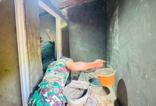 Proyek MCK Hampir Selesai, Satgas TMMD Tingkatkan Kualitas Sanitasi Masyarakat