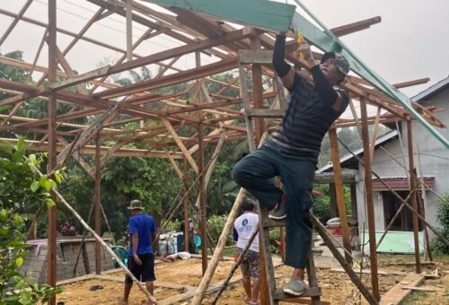 Pembangunan Rumah Layak Huni Oleh Satgas TMMD Reguler Ke-130 Semakin Melesat