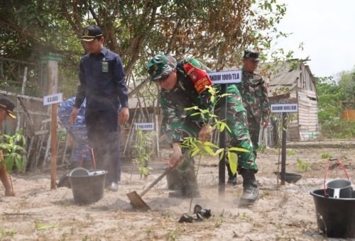 TMMD Ke-130: Sinergi Pembangunan dan Penghijauan di Tanah Laut