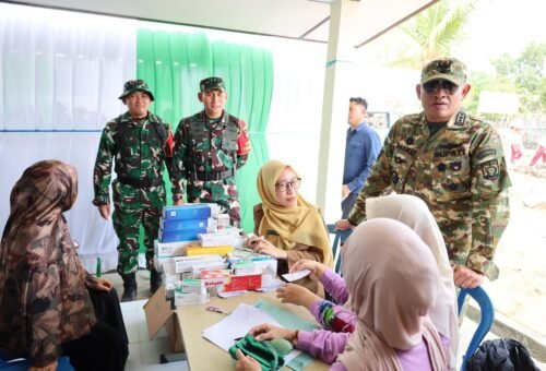 Meriahnya Pembukaan TMMD Ke-130 melalui Bazar dan Kegiatan Sosial