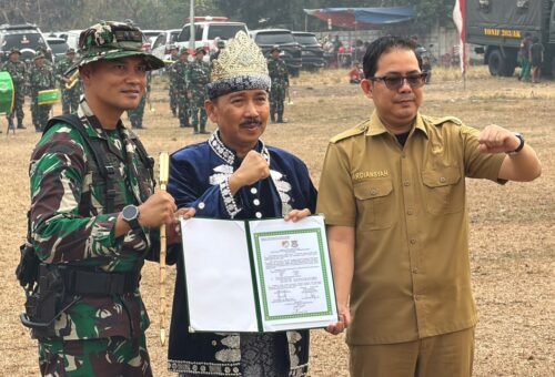 Pembangunan Jalan di Kampung Bendung Prioritas TMMD ke-130 Kodim Tigaraksa