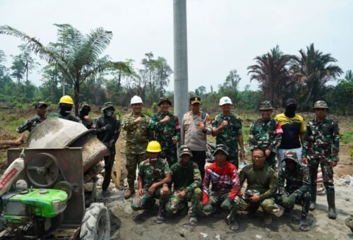 Bupati Luwu Timur Tinjau Pelaksanaan TMMD ke-130 dengan Harapan Pembangunan Optimal