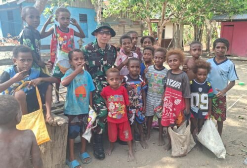 Dandim 1808/Mansel Dekatkan Diri dengan Generasi Muda di Yamboi