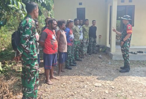 Pengecekan Persiapan Satgas TMMD ke-130 oleh Dandim 1808/Mansel