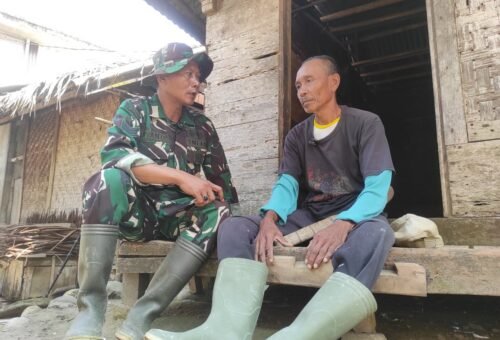 Usaha Bersama Mengubah Nasib Bapak Entang di Program TMMD ke-130