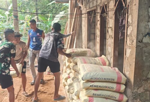 Tantangan Satgas TMMD dalam Membangun Dusun Seri di Tengah Asap