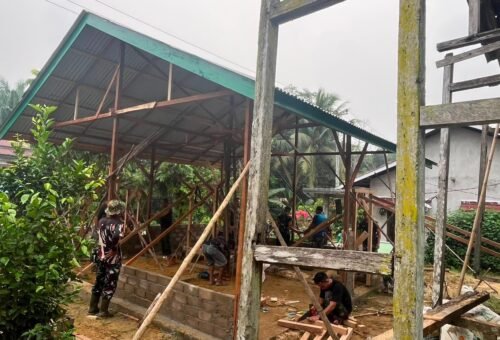 Proyek TMMD Reguler Ke-130 Kodim 1210/Landak: Ibu Suhanim Ungkapkan Rasa Syukur dan Terima Kasih