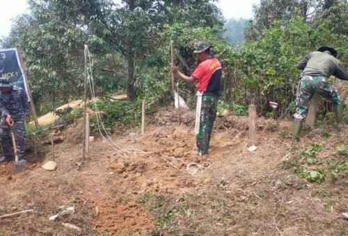 Satgas TMMD ke-130 Poso Awali Pembangunan MCK untuk Masyarakat