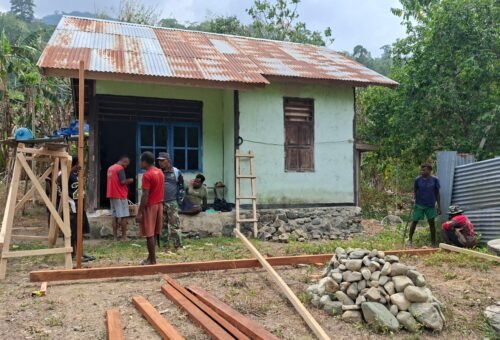 Program TMMD ke-130 Fokus pada Rehabilitasi RTLH di Manokwari Selatan