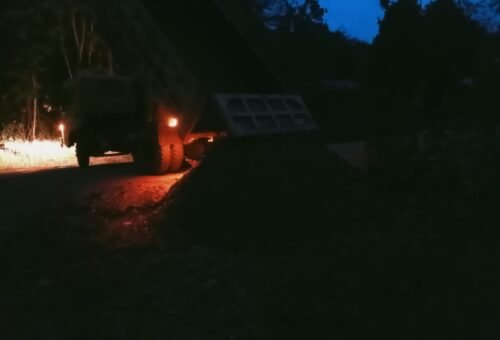 Komitmen Satgas TMMD ke-130 Kodim 1808/Mansel, Kerja Keras hingga Malam