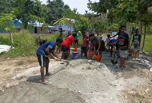 Kolaborasi TNI dan Masyarakat Terpancar di TMMD ke-130
