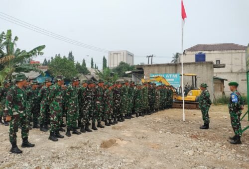 Apel Pagi Satgas TMMD Ke-130 Kodim 0510/Tigaraksa Digelar