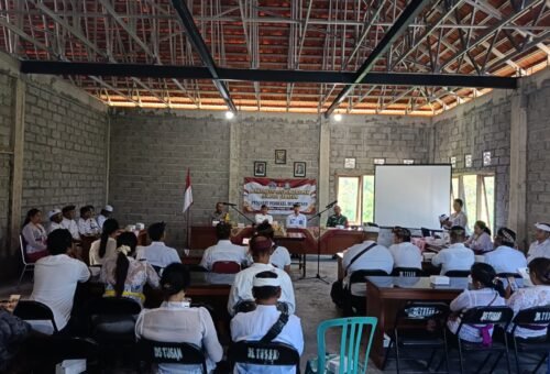 Pelantikan Pj Perbekel Desa Tusan, Serma Dewa Putu Carma Mudita Berkomitmen untuk Mendukung