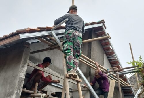 TNI Hadir untuk Masyarakat: Satgas TMMD Tigaraksa Sukses Perbaiki Rumah Bapak M. Syafi’i