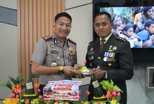 Kapolres Lamandau Berikan Kejutan Manis di HUT TNI ke-81